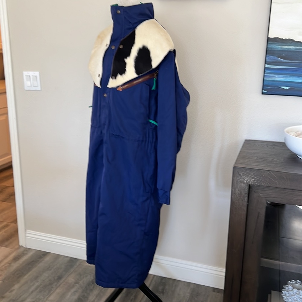 SOS Sportswear of Sweden Full Length Navy Coat - Mens Large